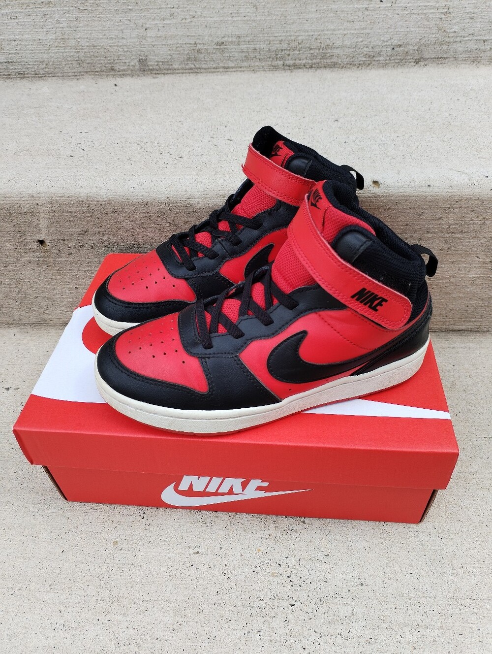 Nike Court Borough Mid 2 Sneaker - Kids' CD7783-602